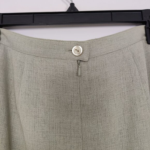 Designs Conrad C Women's Skirt Size 8 Gray Lined Y2K Business Casual Minimalist - Picture 4 of 10